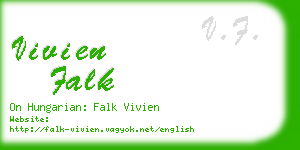 vivien falk business card